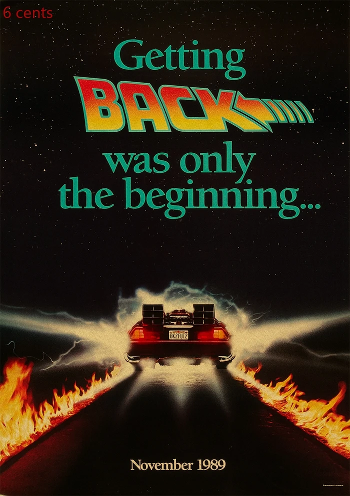 

Back to the Future Poster Movie Poster Retro Poster Car Poster Movie Poster Classic poster vintage