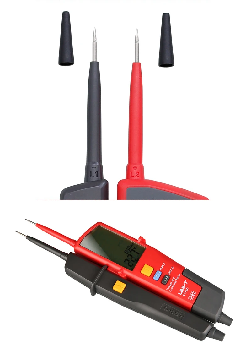 UNI-T UT18A/UT18B/UT18C/UT18D тестер напряжения и непрерывности; водонепроницаемый карандаш, УЗО тест/обнаружение полярности