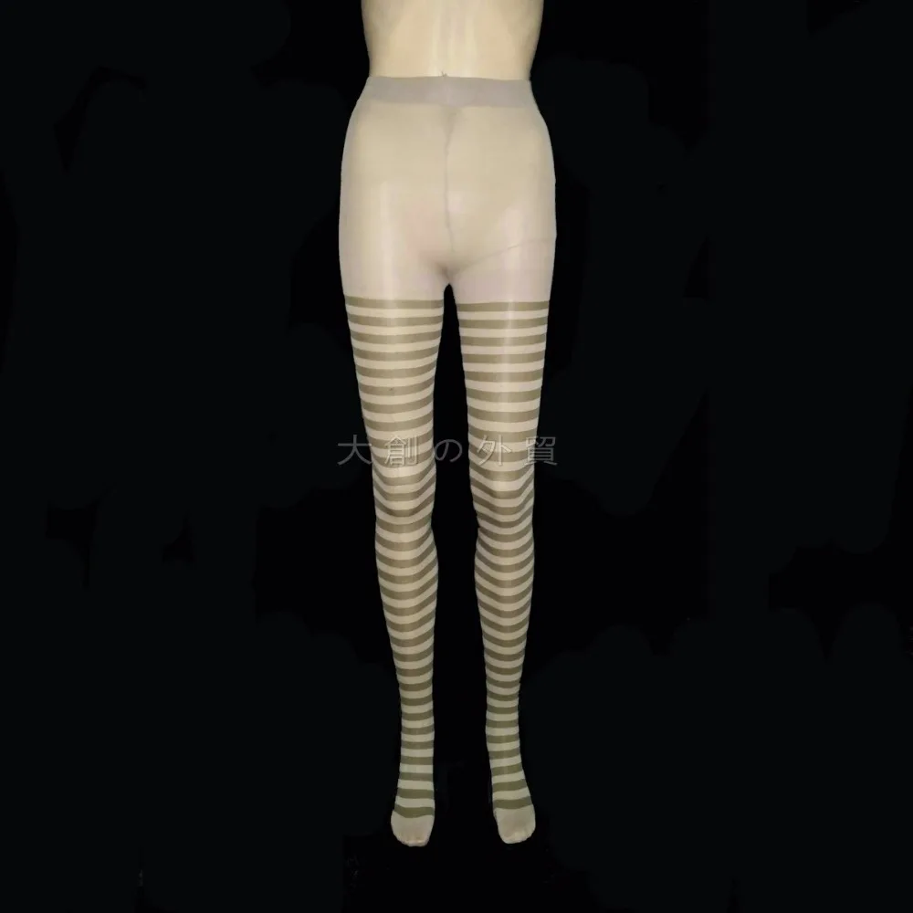 Сексуальные Полосатые чулки эластичные колготки клоуна для косплея вечерние