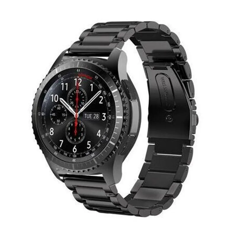 Ремешок для samsung Galaxy wacth 46 мм gear S3 amazfit gtr 47 мм huawei watch gt ремешок из нержавеющей стали 22 мм ремешок для часов babracelet