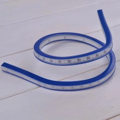 

DIY plate making snake ruler free shape made ruler inch and centimeter unit