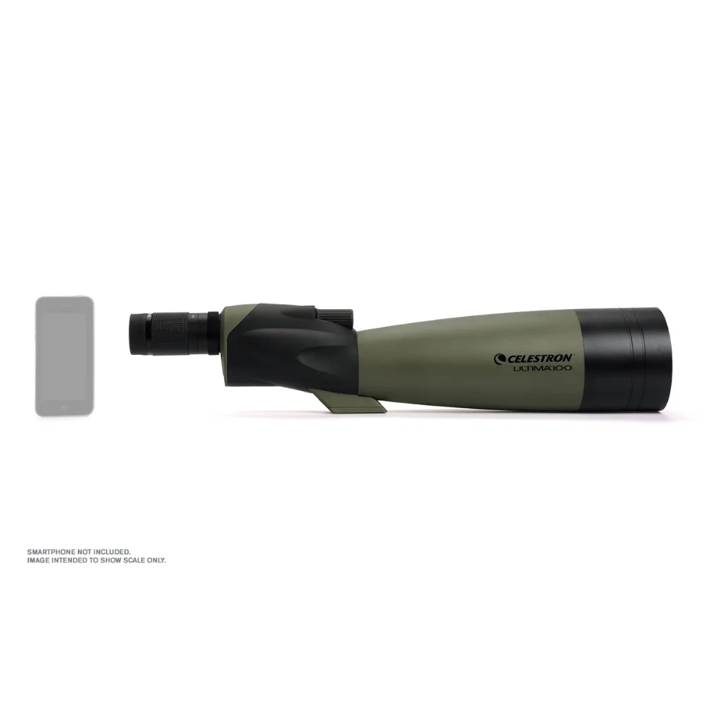 Celestron ULTIMA100 STRAIGHT Refractor Spotting Scope 22x-66x Zoom Telescope Multi-Coated for Bird Watching Hunting Travel |