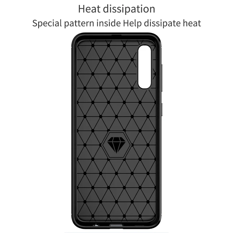 Для samsung A30 чехол Оригинальное углеродное волокно мягкая Броня силиконовый для