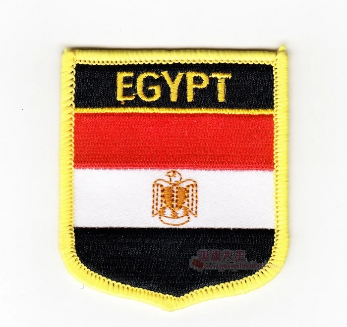 В партии 5 шт. Египет Защитная Форма Национальный флаг вышитые Тактический Патч