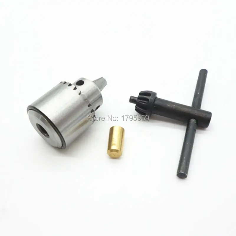 Патрон для электродрели с ключом вал 3 17 мм 1/8 &quot соединительный стержень