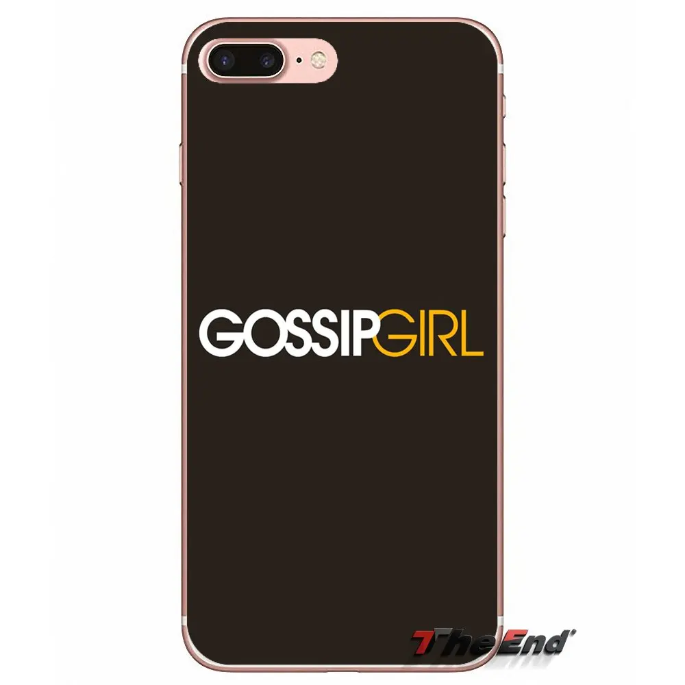 Силиконовый чехол из пастельного ТПУ с логотипом Gossip girl для Sony Xperia Z Z1 Z2 Z3 Z5 compact M2 M4