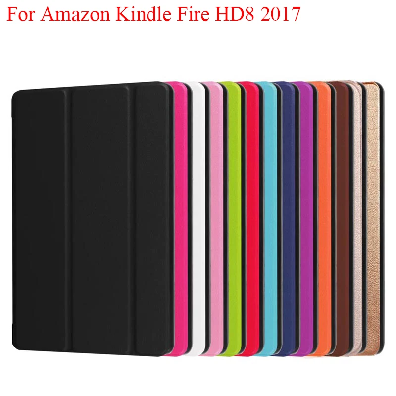 Чехол для планшета Amazon Fire HD8 2017 складной ультратонкий Магнитный флип чехол из