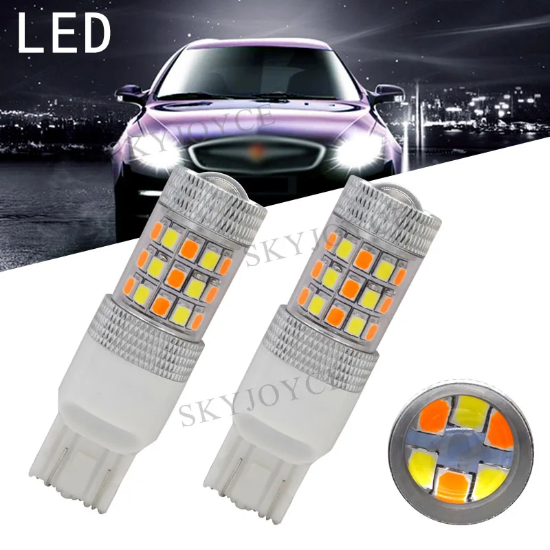 Автомобильный светодиодный фонарь SKYJOYCE T20 7443 2835 42SMD 12 В автомобильная лампа
