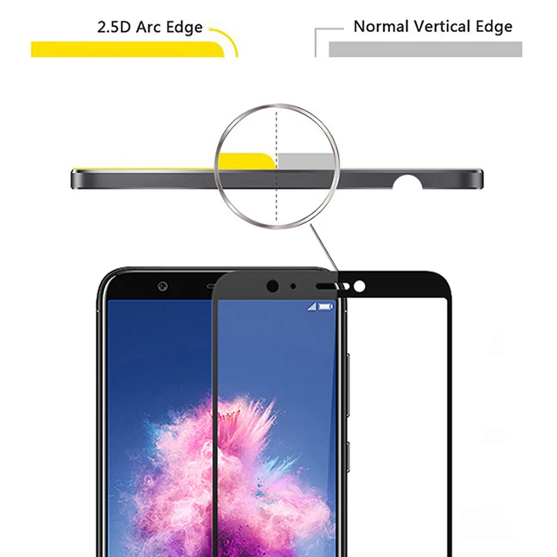 Для Huawei P Smart 5 65 дюймов защитное стекло полное покрытие защита экрана на Plus 2019
