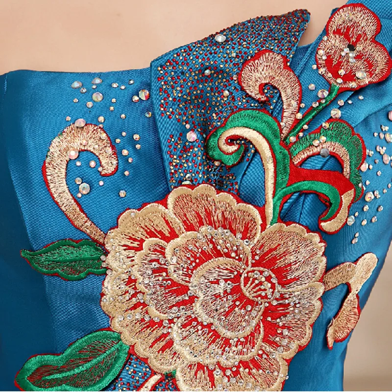 Robe de soiree vintga, платье с открытым плечом и шлейфом с качественной вышивкой, вечернее платье, платья для выпускного вечера