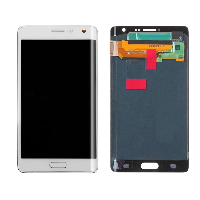 Для samsung Galaxy Note 4 Edge ЖК дисплей 5 6 ''N9150 N915F N915 серый белый экран протестированный