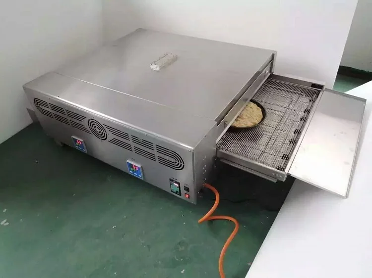 2017 запеченные пиццы 1100X570X370MM KN 12 электрическая конвейерная печь для с бесплатной