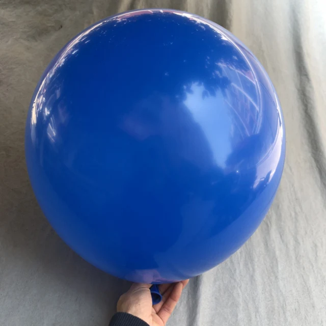 Blue 1 шт. 18 дюймов 45 см латексные воздушные шары большие шары Детские игрушки воздушные шарики для свадебного украшения с днем рождения воздушные шары - Цвет: Blue