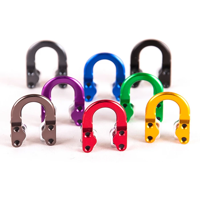 

free shipping 1Pcs/Lot Aluminum D Loop Compound bow Release Bow String Nock D Loop D Ring U Nock Bowstring Safety Release