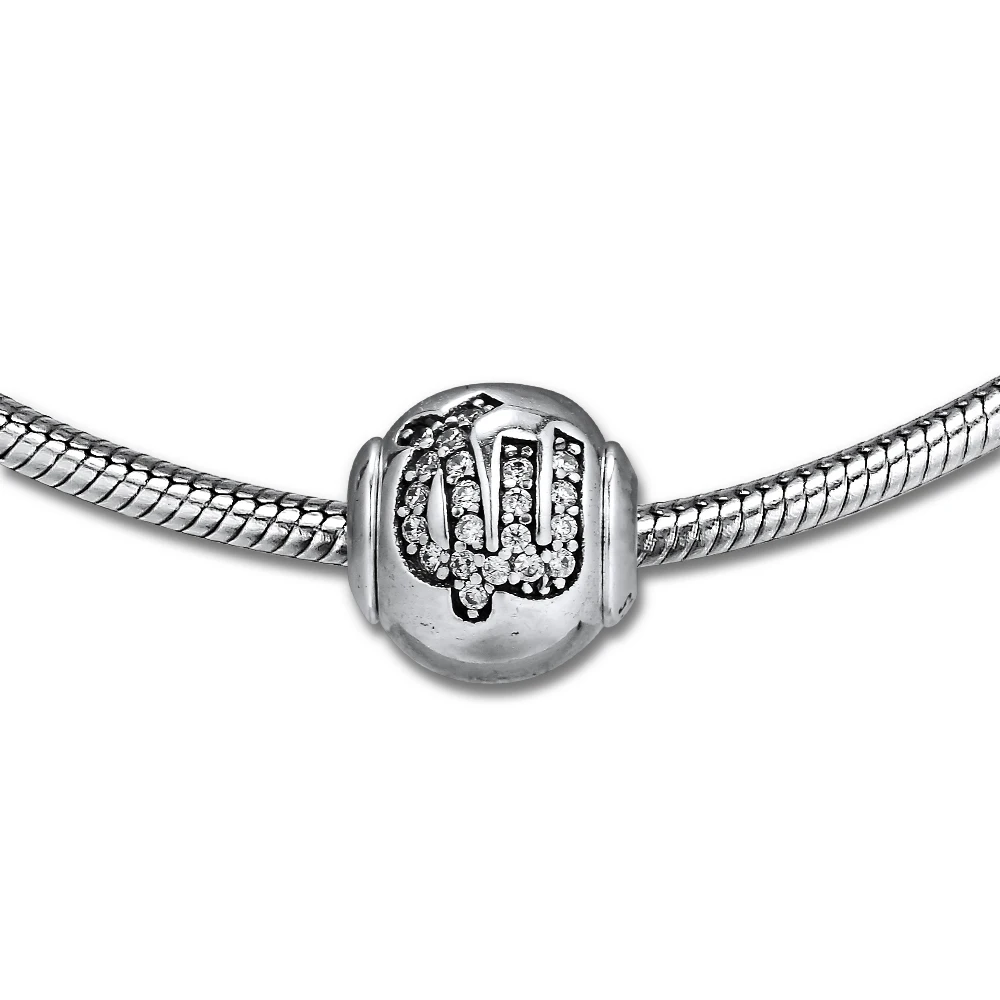 

Virgo Beads with Clear Cubic Zirconia Fits Europe Essence Bracelets 925 Sterling Silver Jewelry Charms Free Shipping
