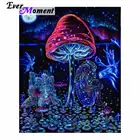 Алмазная 5D картина сделай сам, темный психоделический гриб, Триппи, 3d Алмазная вышивка, картина на стену, полная раскладка ASF755