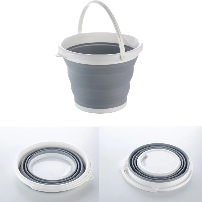 Открытый Кемпинг портативный складной ведро рыболовное мойка автомобиля для
