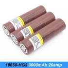 Аккумулятор Turmera 18650 hg2 3000 мА  ч, 30 А, ток разряда для шуруповерта Шура Шурика и электрической сигареты, 3 шт.