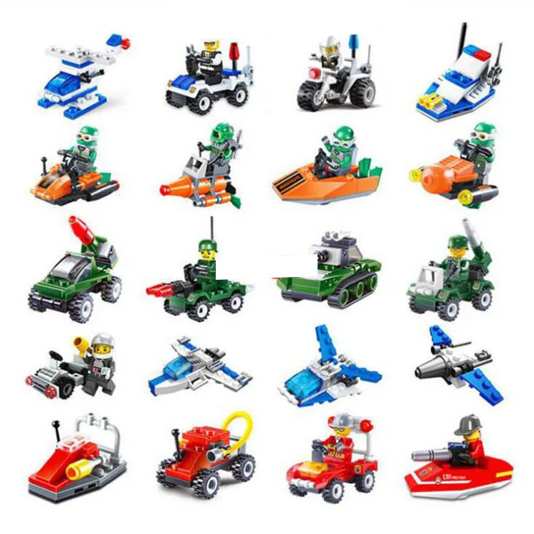 9 видов оригинальных мини транспортных блоков строительные блоки совместимые с