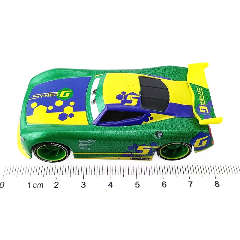 Disney &quotтачки 3 № 5 SYNER G Металл литья под давлением игрушечный автомобиль 1:55