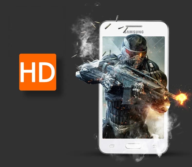 0.33mm 2.5D G313H Premium Tempered Glass films for Samsung galaxy Ace 4 NXT Anti-shatter Screen Protector Lcd guard film | Мобильные