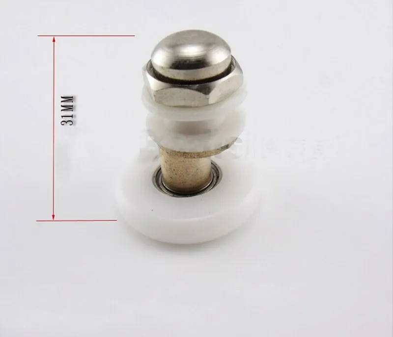 10 шт. высококачественные нейлоновые пластиковые и латунные ролики для душевой