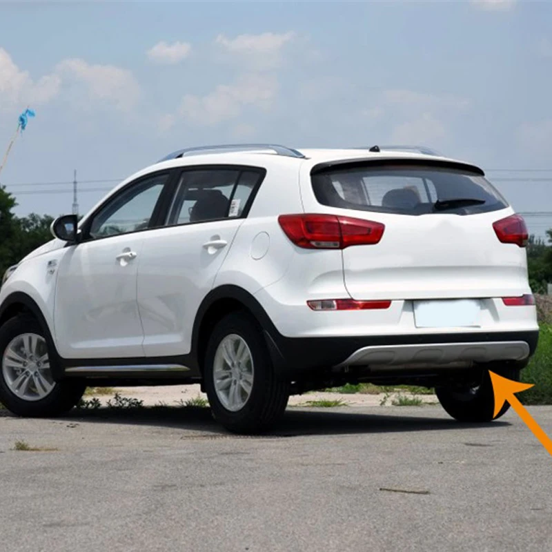 2011 2015 для kia Sportager Высокое качество пластик ABS Хром Передний + задний бампер