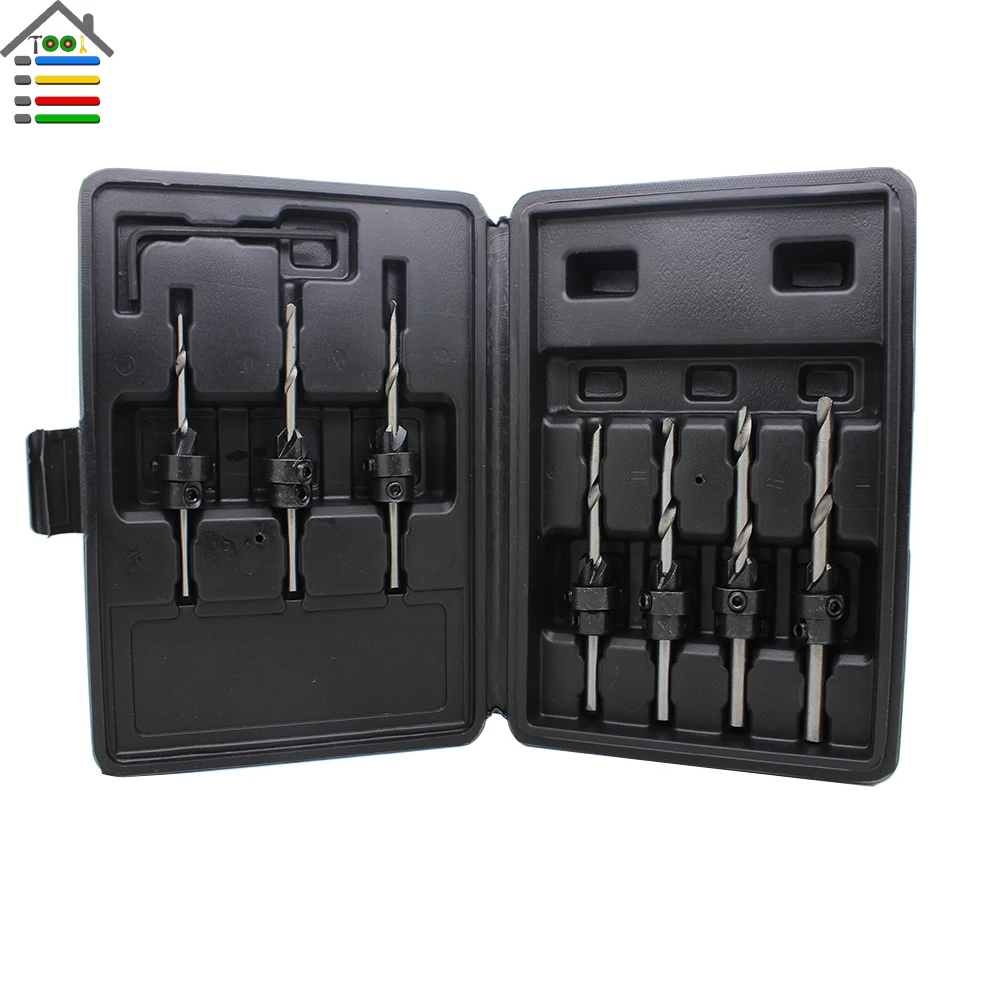 Набор сверл AUTOTOOLHOME для обработки древесины Высокоскоростная сталь с