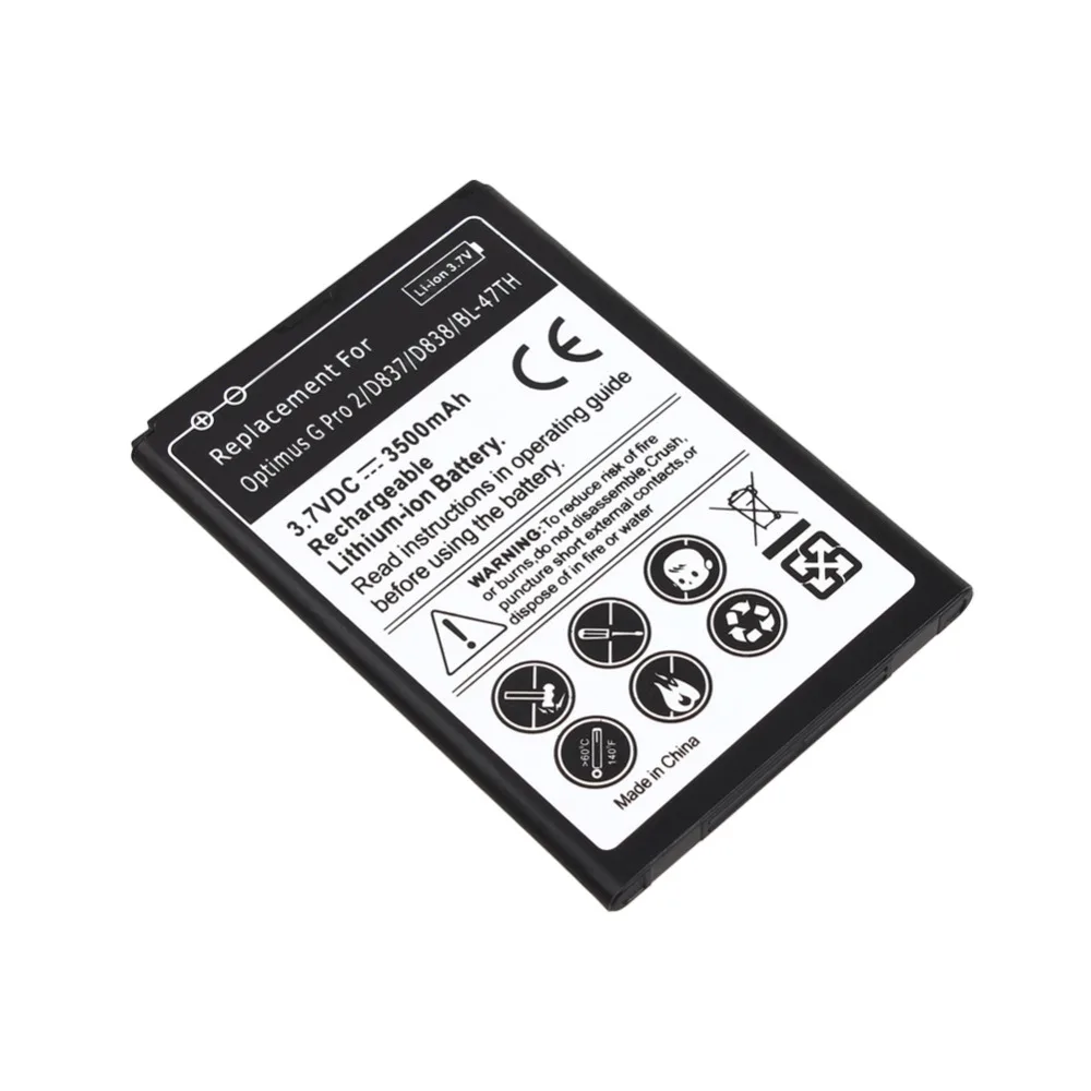 Сменная Коммерческая батарея высокой емкости 3 7 в 3500 мАч для LG Optimus G Pro 2 D837 D838 BL 47TH