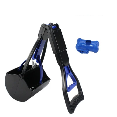 60 см с длинной ручкой Alu PP материал Pet Pooper Scooper подберите собачий зажим, чтобы очистить собачьи экскременты складной Pooper Scooper - Цвет: as picture 1