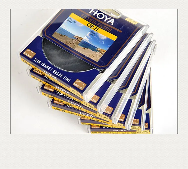 Тонкий фильтр HOYA CPL 49 мм 52 58 67 72 77 82 круговой поляризационный/поляризационный CIR PL