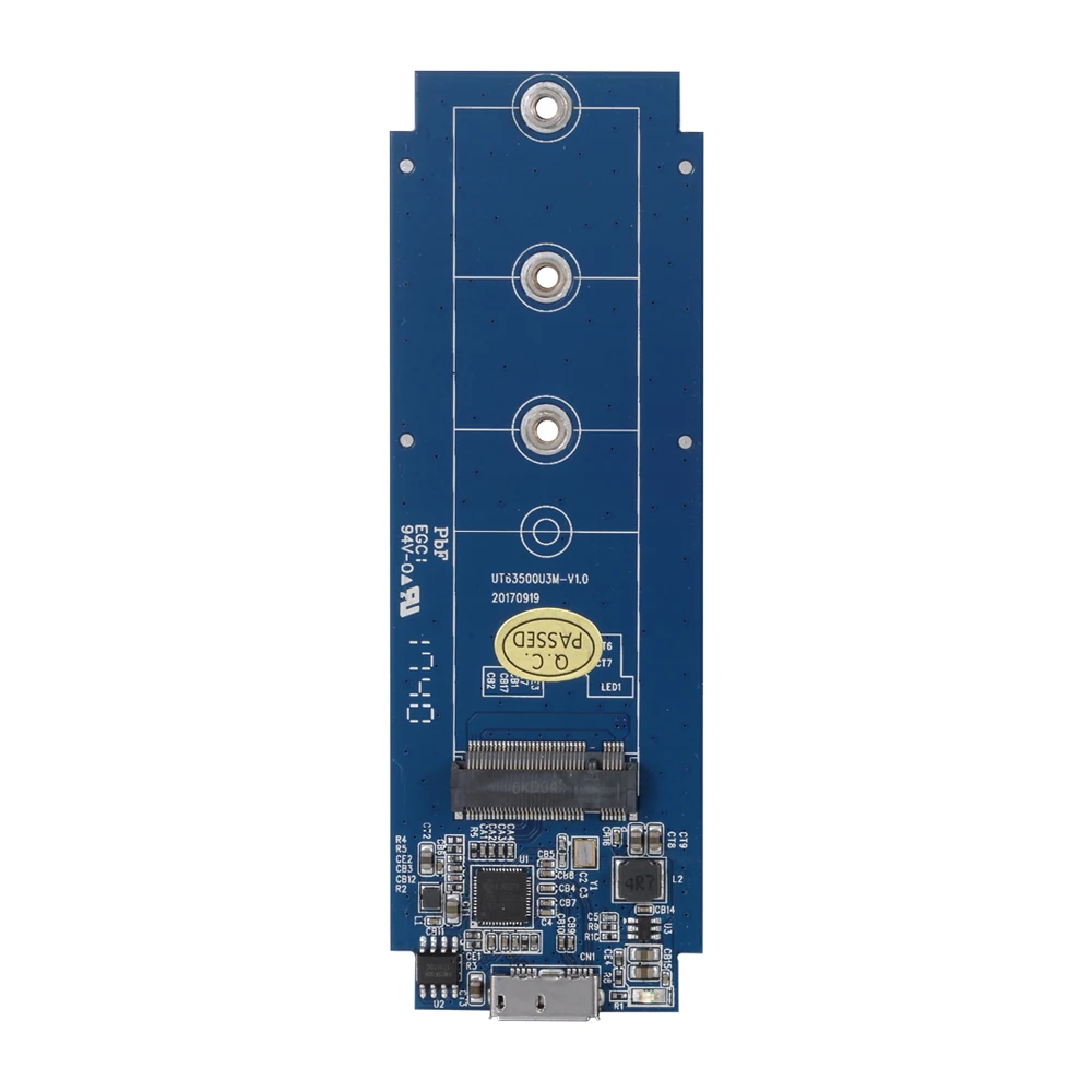 USB3.0 алюминиевый M.2 NGFF корпус SSD 2242/2260/2280 B + M ключ внешний твердотельный накопитель