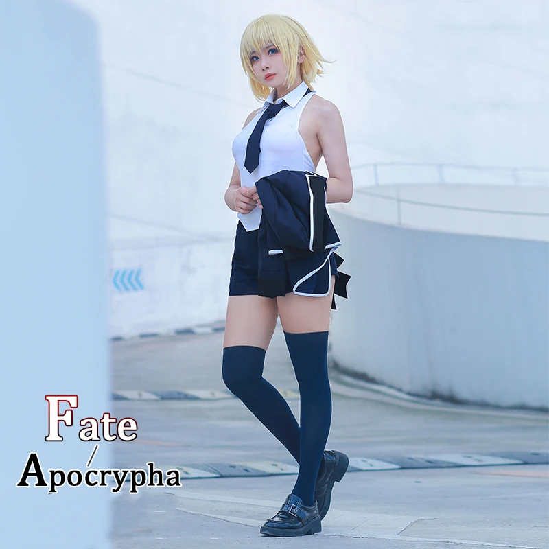 Fate/Apocrypha Alter Jeanne d'Arc костюм для косплея школьная форма комплект повседневной