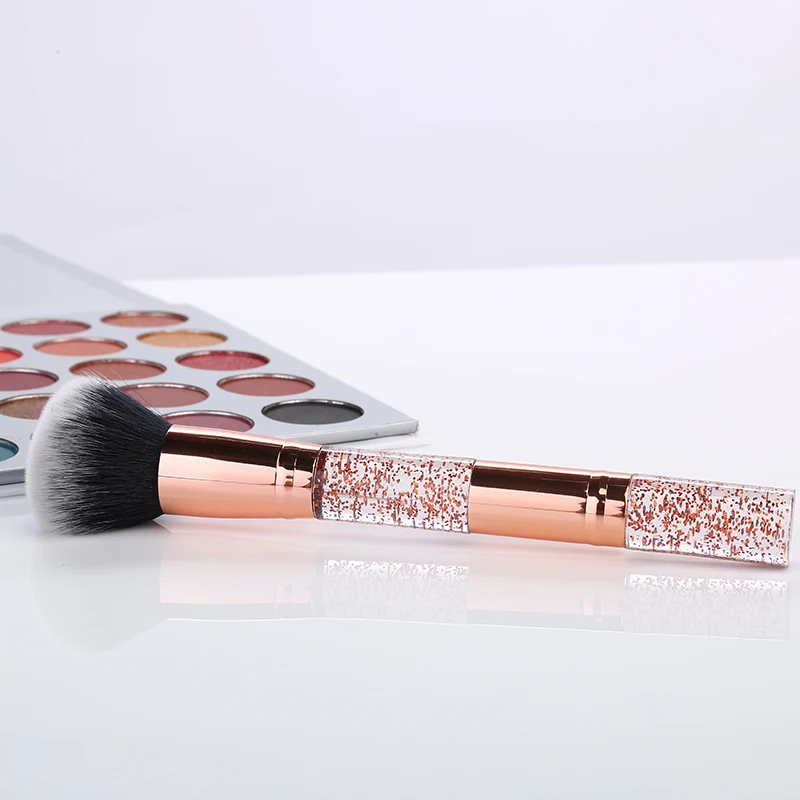 Розовое золото кисть Shading Румяна кисти для макияжа Фонд контуром база Make Up Brush