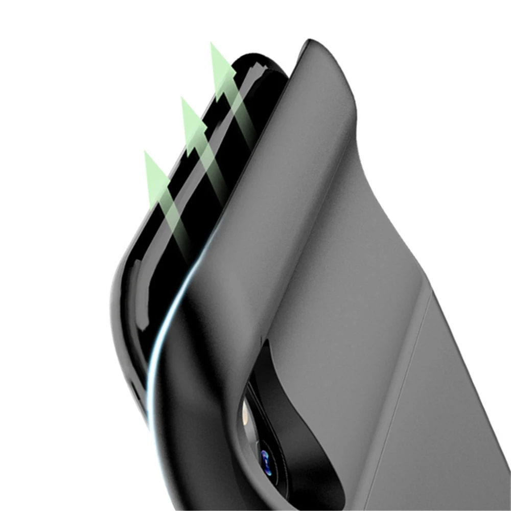 5000 мАч Расширенный чехол для аккумулятора телефона для iPhone xs max ударопрочный чехол для зарядного устройства для iPhone XS MAX чехол для внешнего аккумулятора