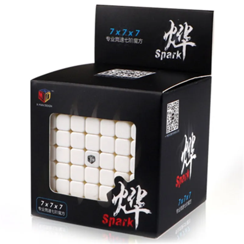 Qiyi mofangge XMD X-Man искры и Spark M Магнитная 7x7x7 Кубик Рубика для профессионалов конкурс Скорость гладкой головоломка извилистые Cubo