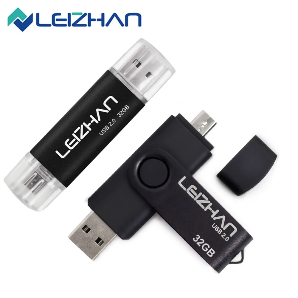 LEIZHAN OTG USB флеш накопитель для samsung Galaxy S7/S6/S5/S4/S3/Xiaomi/Meizu/htc/Nokia/Moto/huawei Флешка карта
