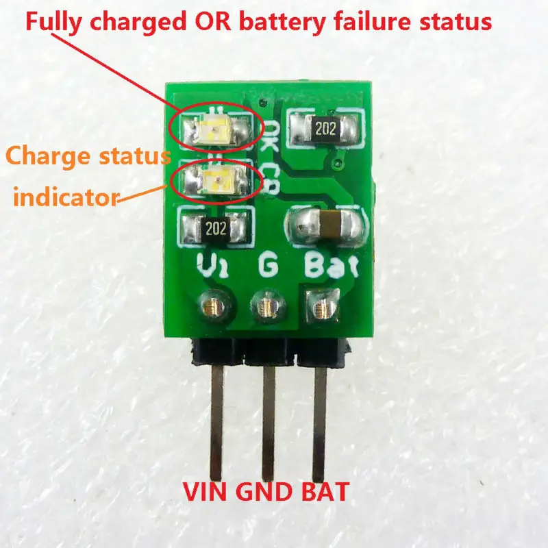 Плата модуля зарядного устройства литиевой батареи DD08CRMA 1A mini для макетной платы