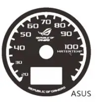 Компьютерный корпус температура охлаждения воды дисплей термометр индикатор