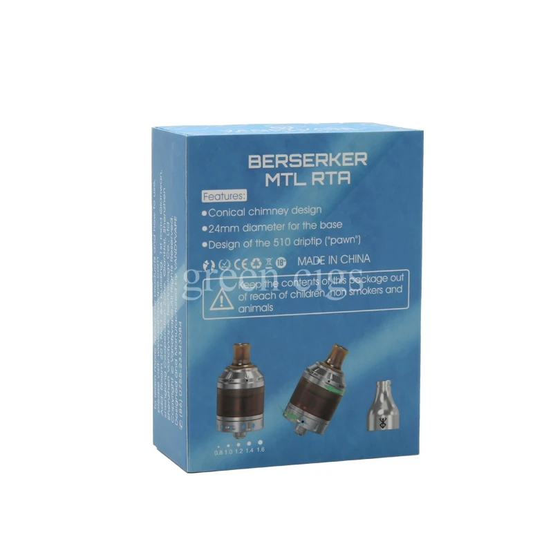 Оригинальный Vandy Vape Berserker 24 MTL RTA бак 2 мл до 4 5 топ наполнение легко построить