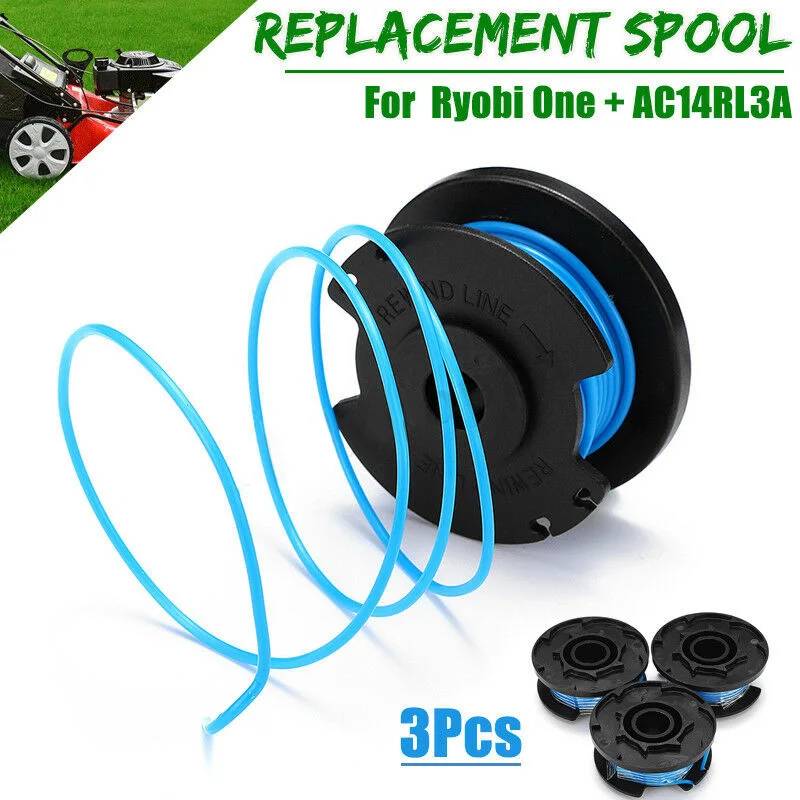 3 шт. приманка для рыбалки Замена Ryobi One + AC14RL3A OEM триммер линия катушка graden резка crass