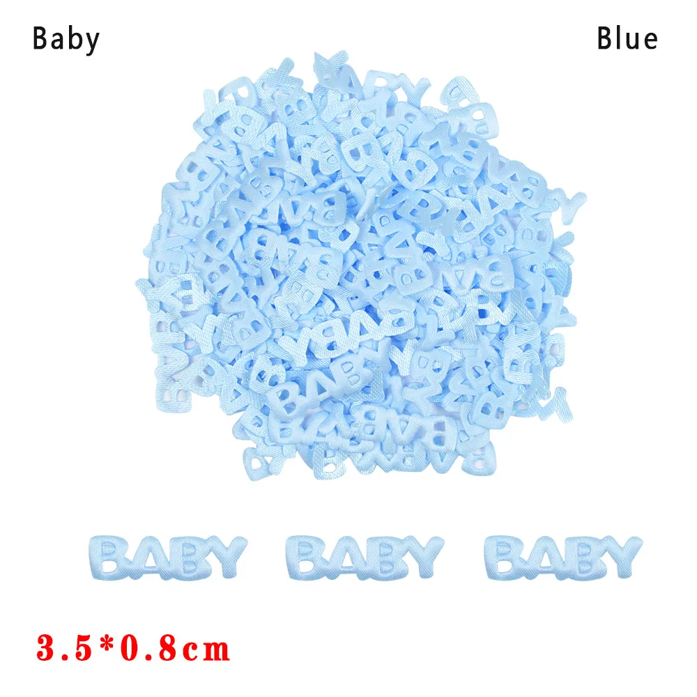 100 шт./упак. Baby Shower конфетти стол вечерние декоративная обсыпка ко дню рождения, соски-пустышки, детские комбинезоны с нагрудниками, Стиль комплект одежды для маленьких мальчиков и девочек, декор для душа - Цвет: Baby blue