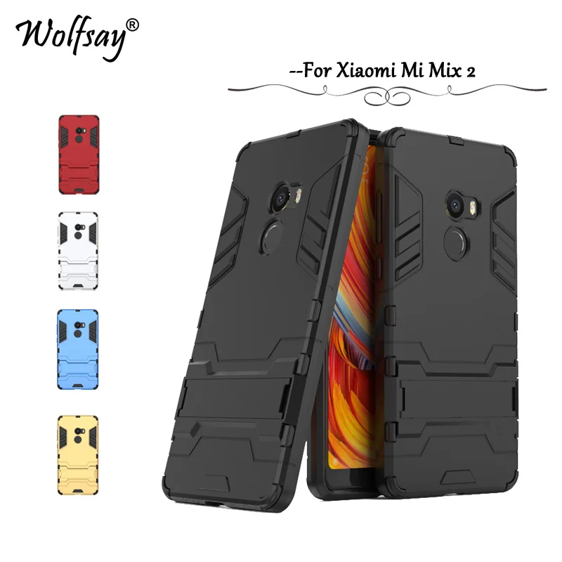 Для Xiaomi Mi Mix 2 противоударный тонкий резиновый защитный чехол для телефона с