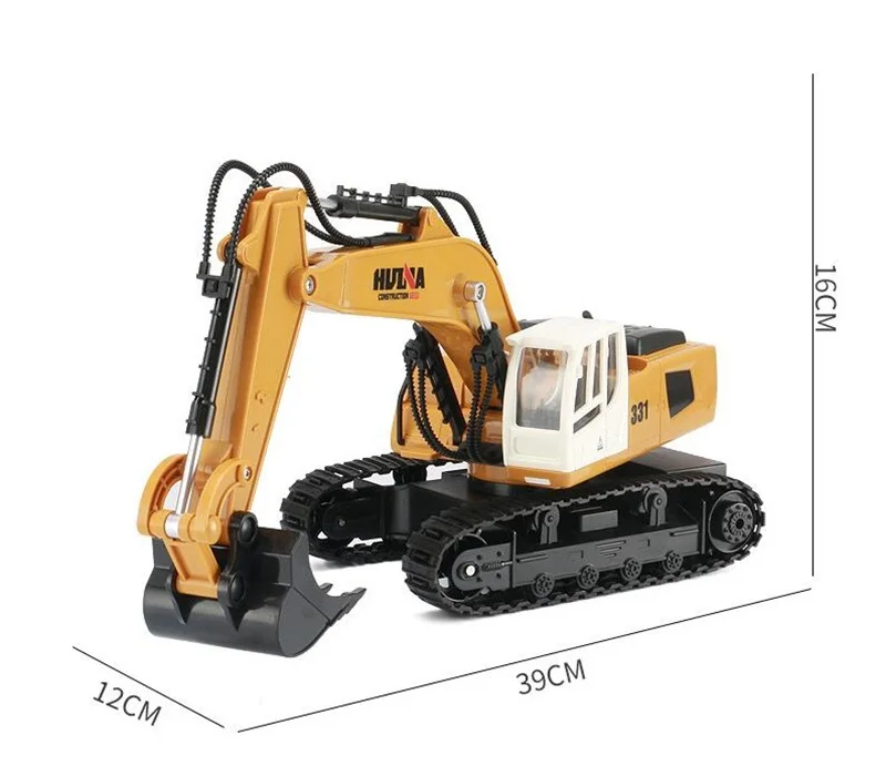 9 каналов RC грузовик экскаватор сплав Backhoes бульдозер дистанционное управление экскаватор Инженерная модель автомобиля электронная детская игрушка хобби