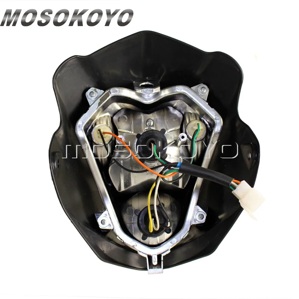 Фара для мотоцикла голая черная Honda CBR Yamaha FZ5 FZS FZ25 |