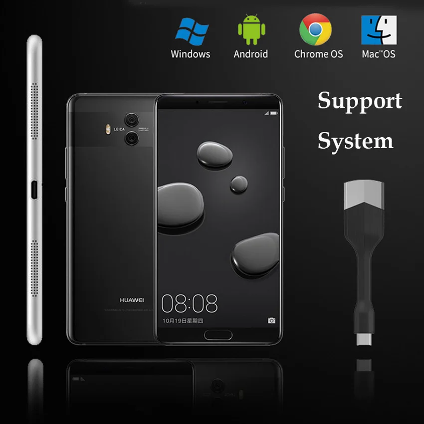 Портативная док станция USB Type c HDMI 4K HD сигнал C для MacBook Samsung Galaxy S8/S9/Note8 HUAWEI