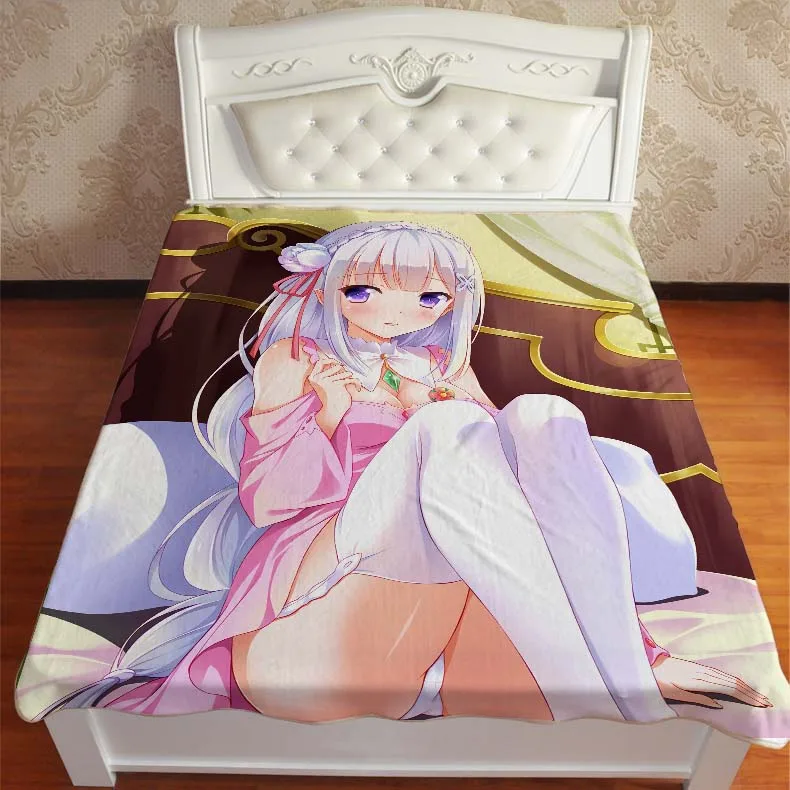 Аниме Манга Re Zero Kara Hajimeru Isekai Seikatsu плед одеяло 005|Одеяла| |