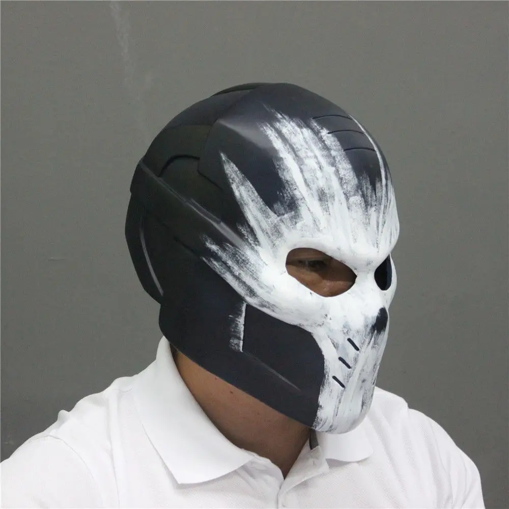 2016 маскарадный шлем из ПВХ для косплея Captain America 3 Crossbones Brock Rumlow Хэллоуина |
