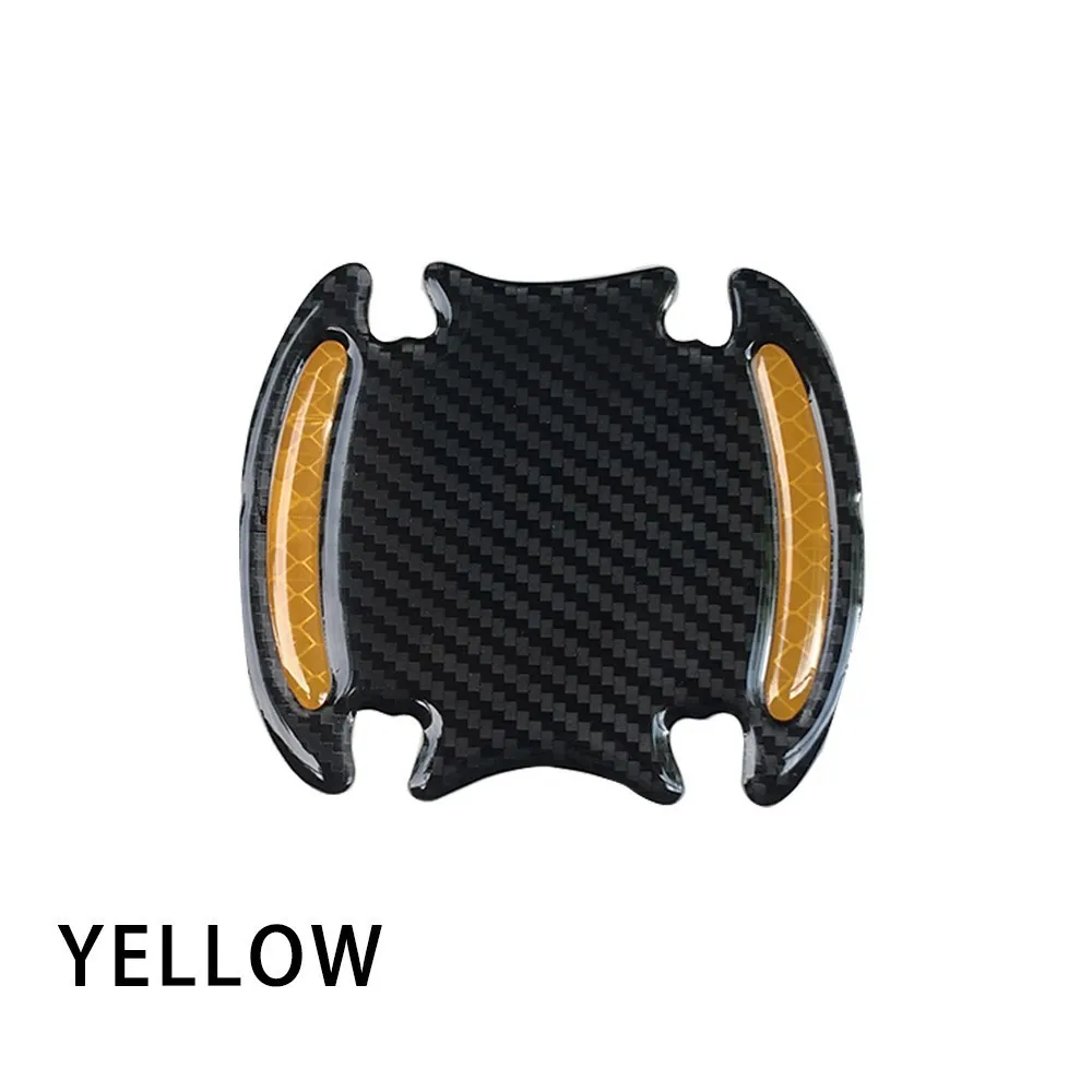 Yellow Автомобильная ручка на запястье, светоотражающая сигнальная лента и наклейки, светоотражающие полосы, водонепроницаемые автомобильные наклейки, знак безопасности DIY Автомобильный порог - Название цвета: Yellow