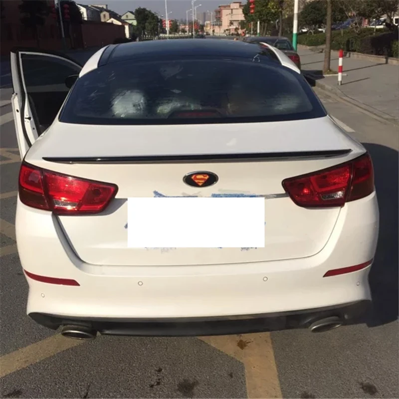 For Kia Optima K5 Spoiler 2014 2015 Car Tail Wing Decoration High Quality ABS Plastic Unpainted Primer Color Rear Trunk | Автомобили и